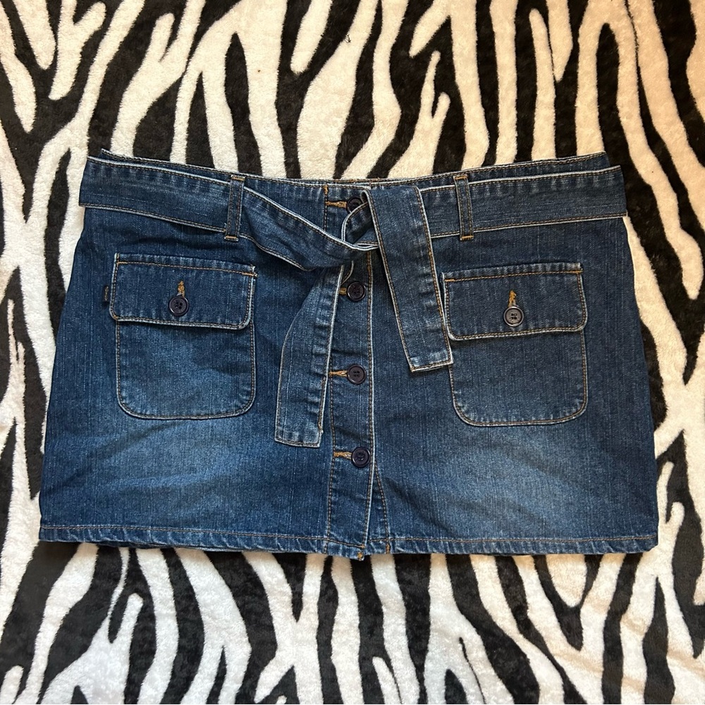 Vintage Juicy Couture ‘Juicy Jeans’ Mini Skirt